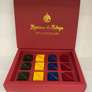 Lágrimas de higo con chocolate negro 9 Bombones Variados de Praliné